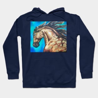 Gilded Buckskin Horse Painting Hoodie